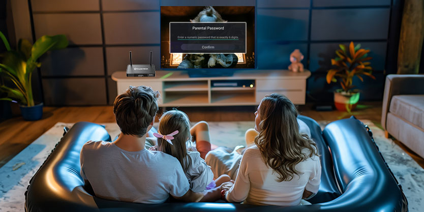 SuperBox S7 Pro Parent Control