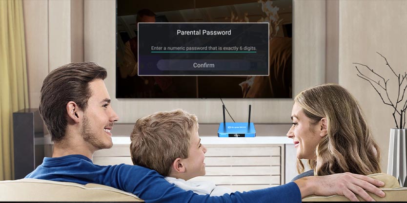 Superbox S7 Parental Control Function
